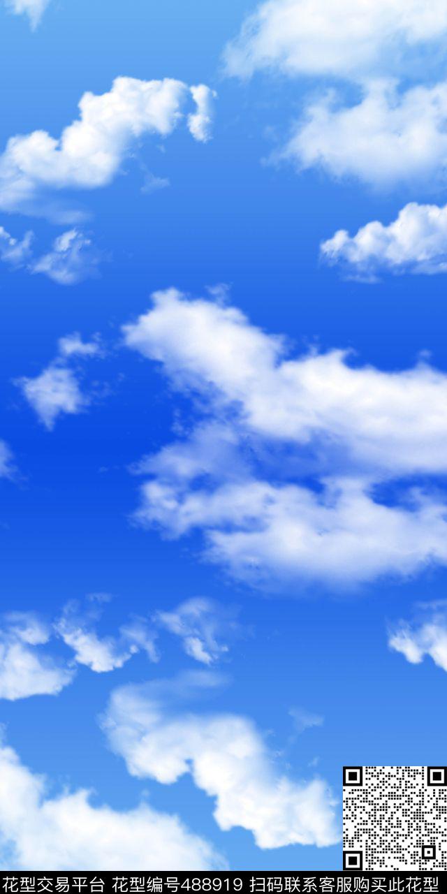 天空男女装华亿平台大牌风数码印花华亿平台下载（图片编号: 488919） - 瓦栏（Walan）