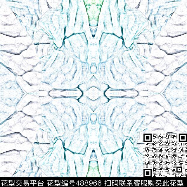 抽象纹理花纹数码印花华亿平台下载（图片编号: 488966） - 瓦栏（Walan）