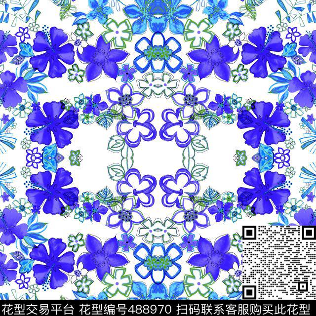 镜像流行民族数码印花华亿平台下载（图片编号: 488970） - 瓦栏（Walan）