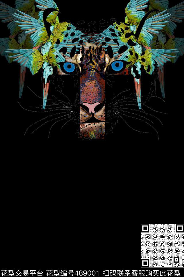 创意服装面料创意设计图案T恤数码印花华亿平台下载（图片编号: 489001） - 瓦栏（Walan）