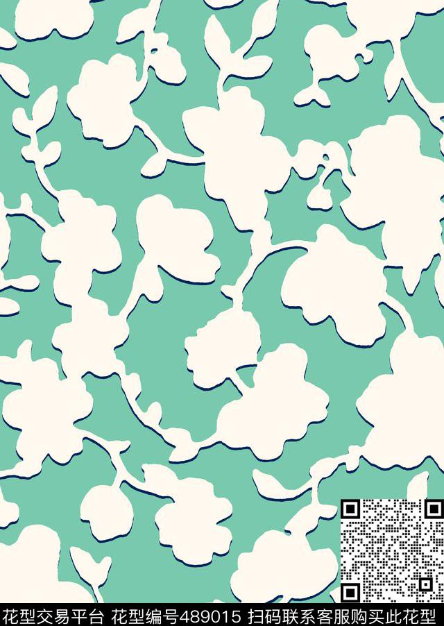 几何图形简画数码印花面料印花传统印花华亿平台下载（图片编号: 489015） - 瓦栏（Walan）