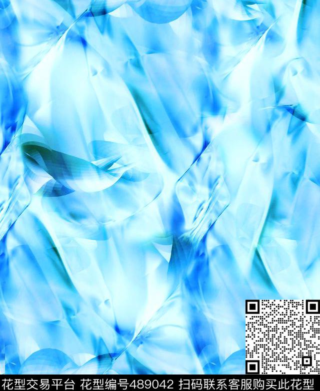 抽象幻彩花纹流行时尚欧美数码印花华亿平台下载（图片编号: 489042） - 瓦栏（Walan）