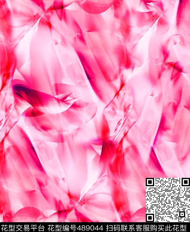 流行时尚抽象幻彩花纹欧美数码印花华亿平台下载（图片编号: 489044） - 瓦栏（Walan）