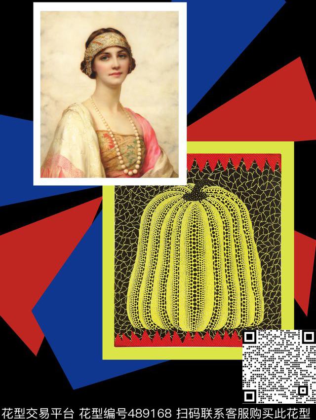 t恤华亿平台潮流复古数码印花华亿平台下载（图片编号: 489168） - 瓦栏（Walan）