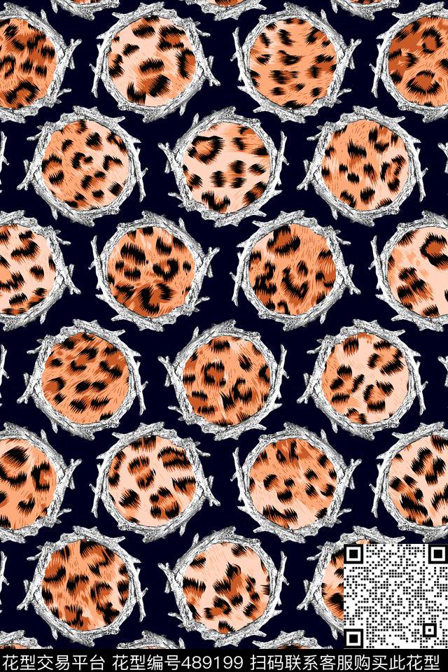动物纹理波点树条动物纹传统抽象传统印花华亿平台下载（图片编号: 489199） - 瓦栏（Walan）