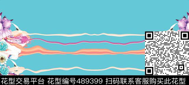 原创优雅花卉数码印花华亿平台下载（图片编号: 489399） - 瓦栏（Walan）