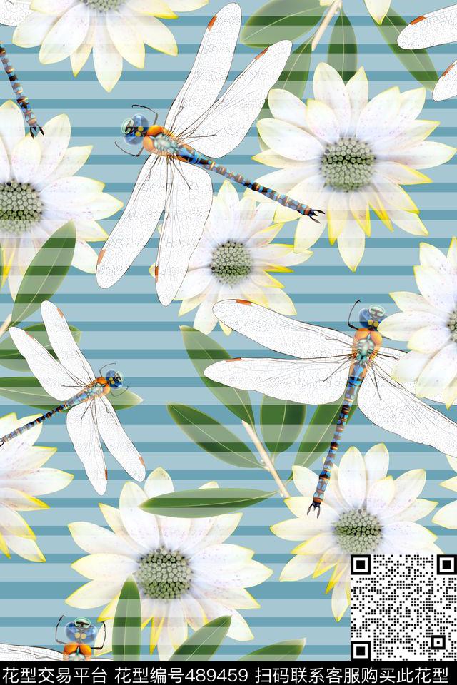 大牌花卉几何数码印花华亿平台下载（图片编号: 489459） - 瓦栏（Walan）