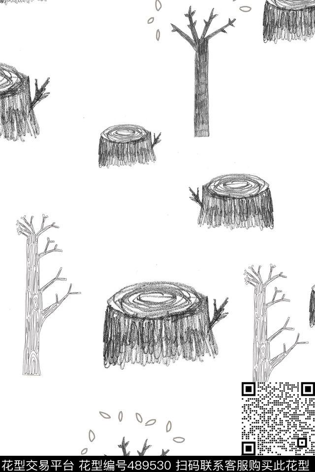 花卉流行时尚手绘传统印花华亿平台下载（图片编号: 489530） - 瓦栏（Walan）