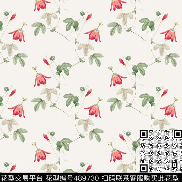 时尚素雅优雅数码印花华亿平台下载（图片编号: 489730） - 瓦栏（Walan）