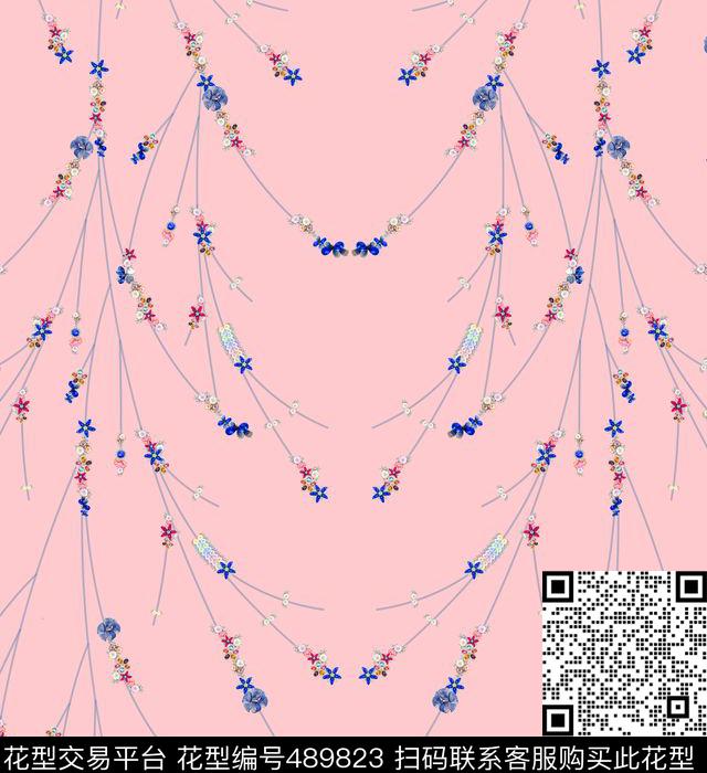 MAX-珠宝花卉流行时尚欧美数码印花华亿平台下载（图片编号: 489823） - 瓦栏（Walan）