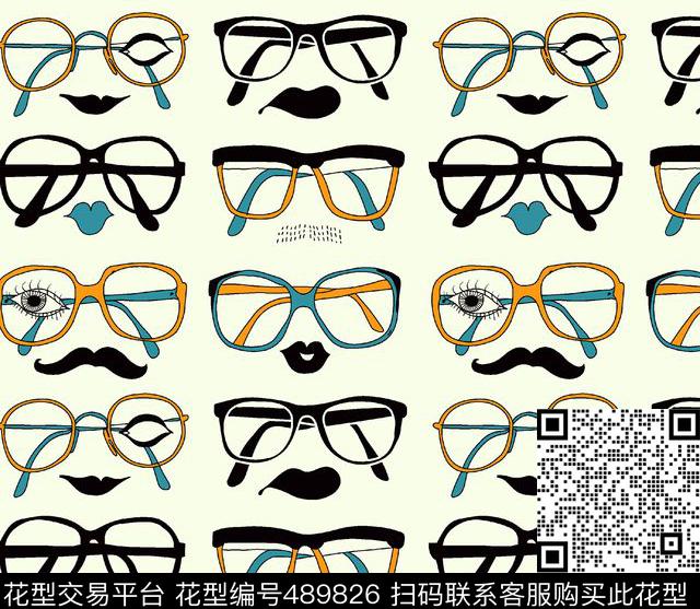 几何线条格子数码印花华亿平台下载（图片编号: 489826） - 瓦栏（Walan）