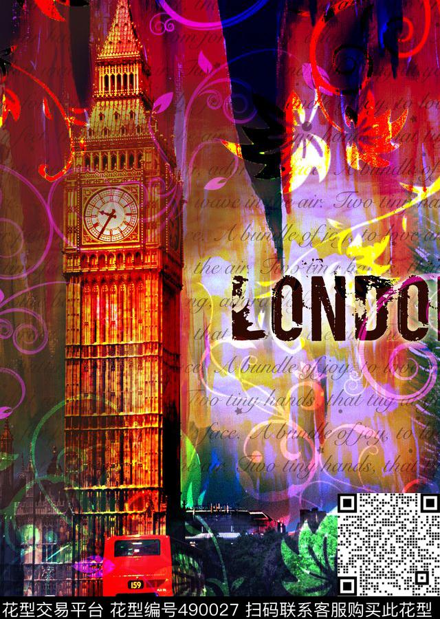 T恤衬衫创意服装面料数码印花华亿平台下载（图片编号: 490027） - 瓦栏（Walan）