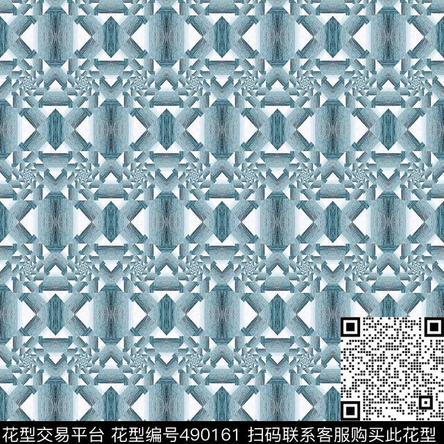 对称方形海洋数码印花华亿平台下载（图片编号: 490161） - 瓦栏（Walan）