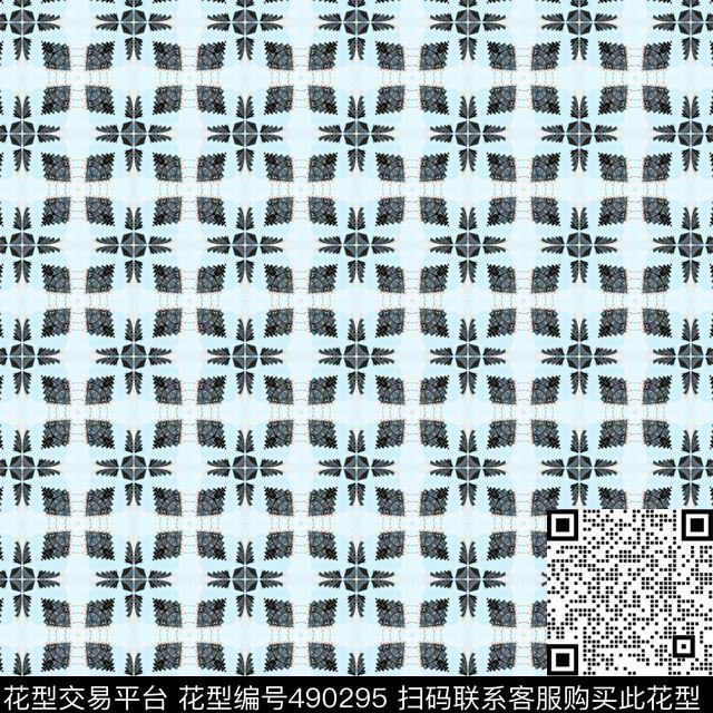 抽象对称建筑数码印花华亿平台下载（图片编号: 490295） - 瓦栏（Walan）