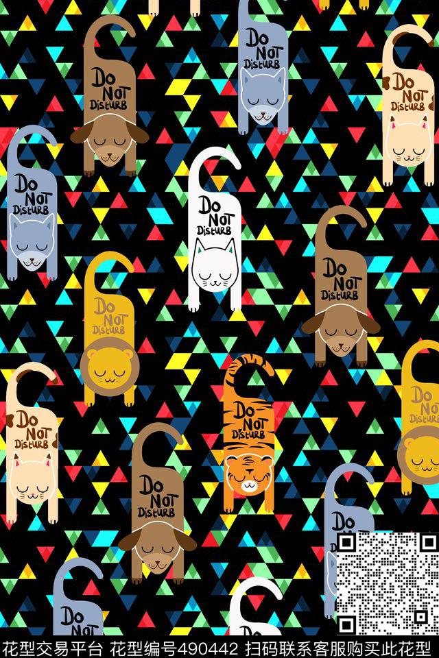 卡通动物趣味传统印花华亿平台下载（图片编号: 490442） - 瓦栏（Walan）