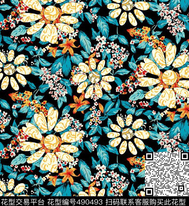 几何线条格子数码印花华亿平台下载（图片编号: 490493） - 瓦栏（Walan）