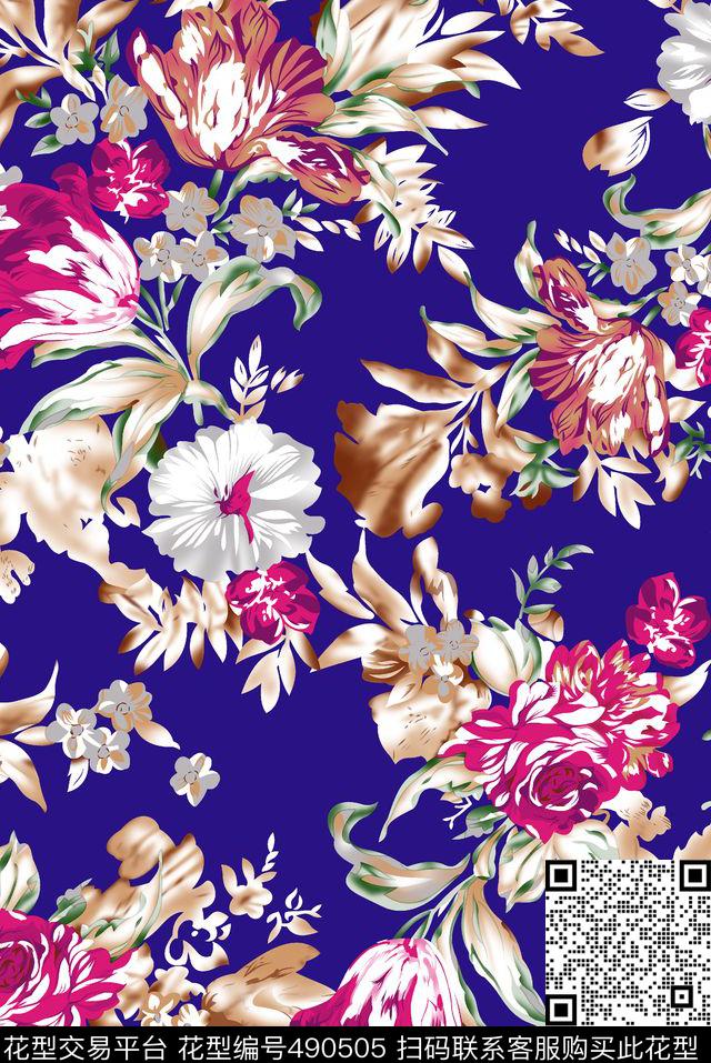 几何字母扎染华亿平台传统印花华亿平台下载（图片编号: 490505） - 瓦栏（Walan）