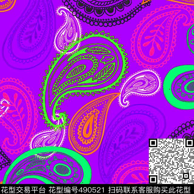 创意服装面料创意设计图案火腿纹传统印花华亿平台下载（图片编号: 490521） - 瓦栏（Walan）