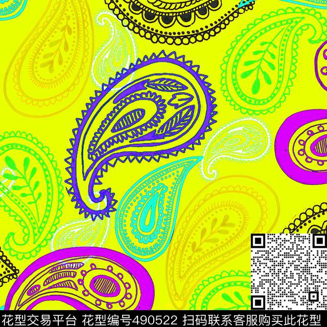 创意服装面料创意设计图案火腿纹传统印花华亿平台下载（图片编号: 490522） - 瓦栏（Walan）