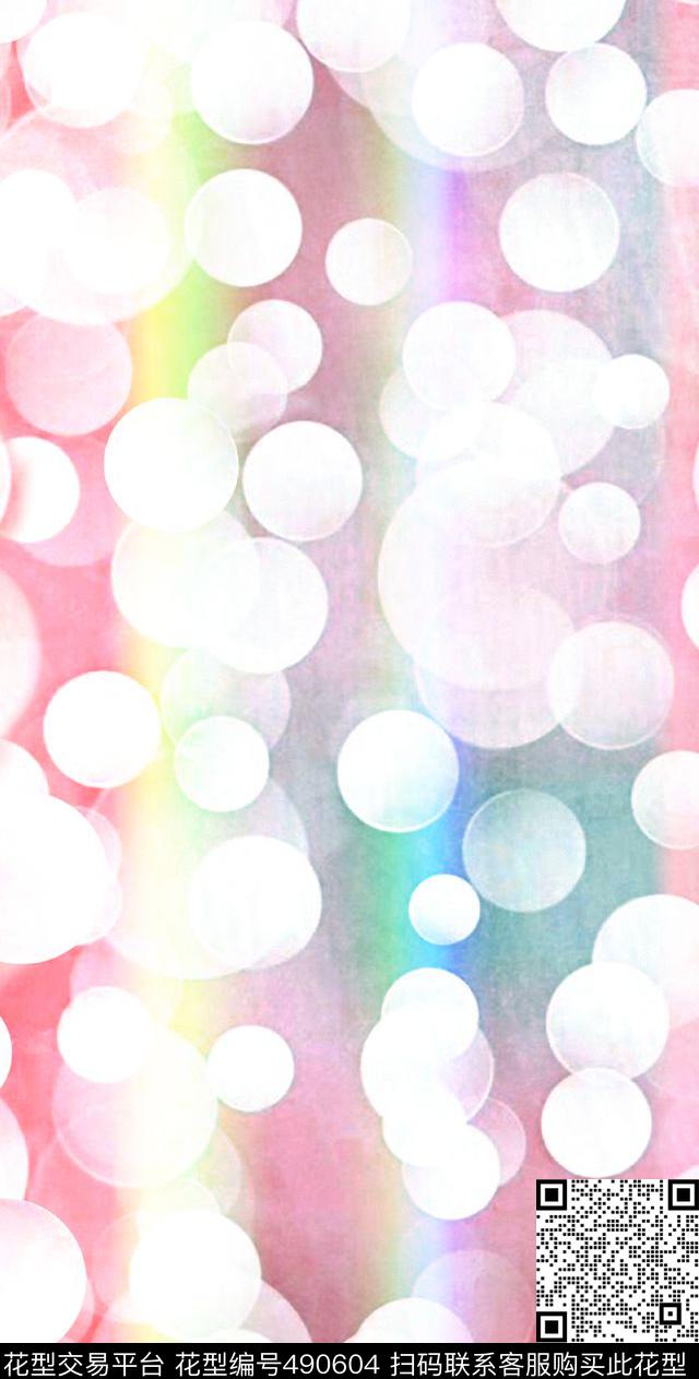 潮流时尚气泡女装数码印花华亿平台下载（图片编号: 490604） - 瓦栏（Walan）