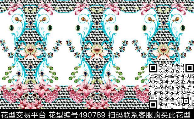 原创定位优雅数码印花华亿平台下载（图片编号: 490789） - 瓦栏（Walan）