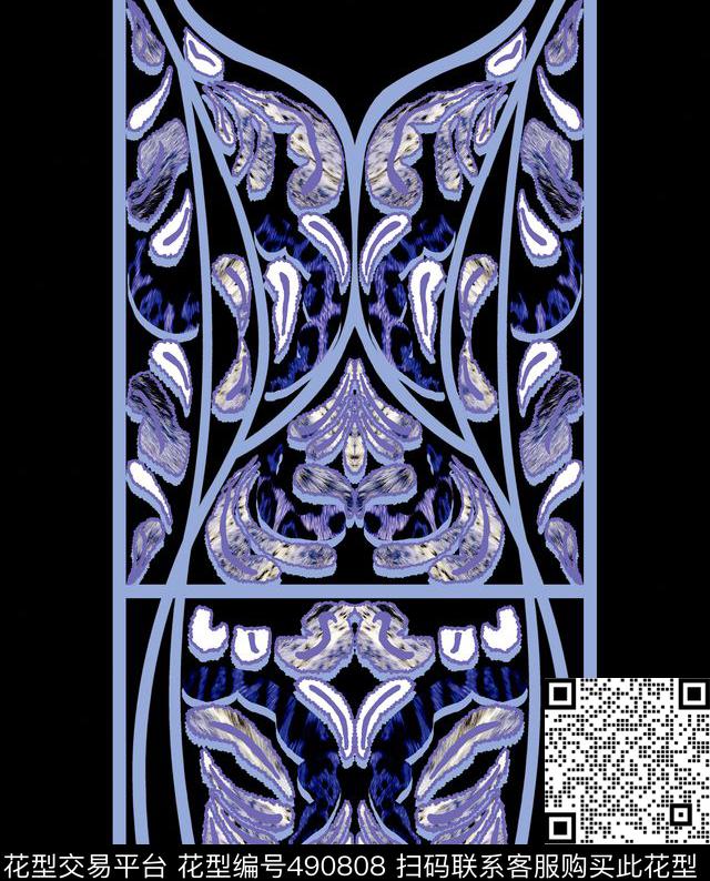 原创定位优雅数码印花华亿平台下载（图片编号: 490808） - 瓦栏（Walan）