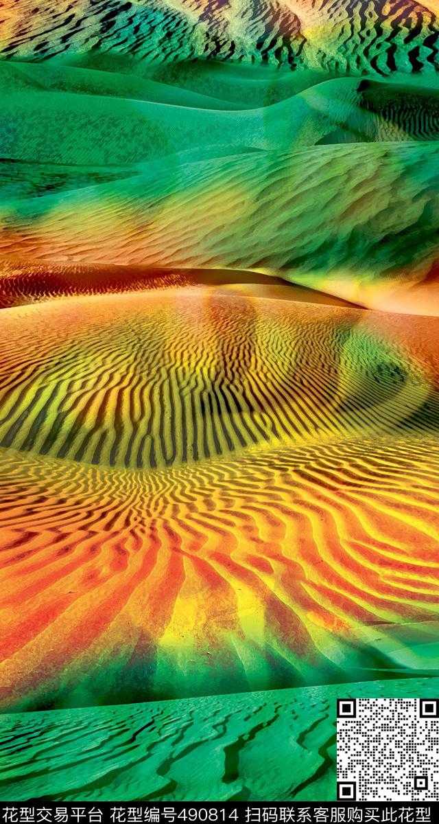 原创景观优雅数码印花华亿平台下载（图片编号: 490814） - 瓦栏（Walan）