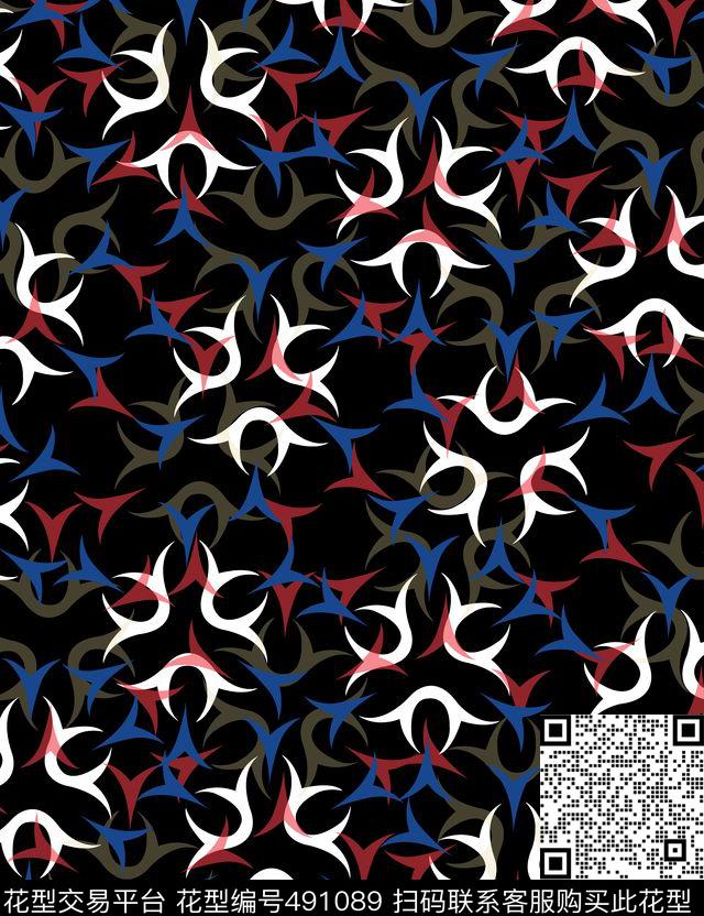 时尚流行花纹羽绒服华亿平台传统印花华亿平台下载（图片编号: 491089） - 瓦栏（Walan）