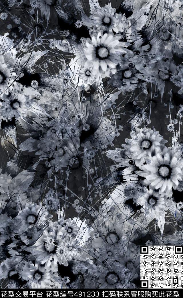 秋冬系列女装数码印花家纺数码印花华亿平台下载（图片编号: 491233） - 瓦栏（Walan）