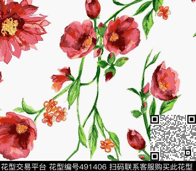 简约中国风数码印花华亿平台下载（图片编号: 491406） - 瓦栏（Walan）