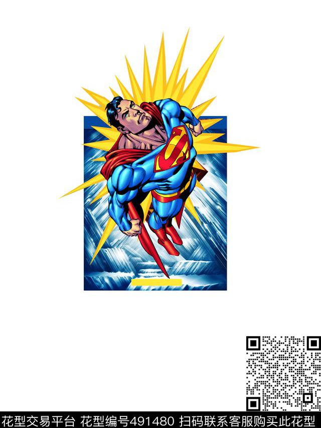 t恤华亿平台超人潮流数码印花华亿平台下载（图片编号: 491480） - 瓦栏（Walan）