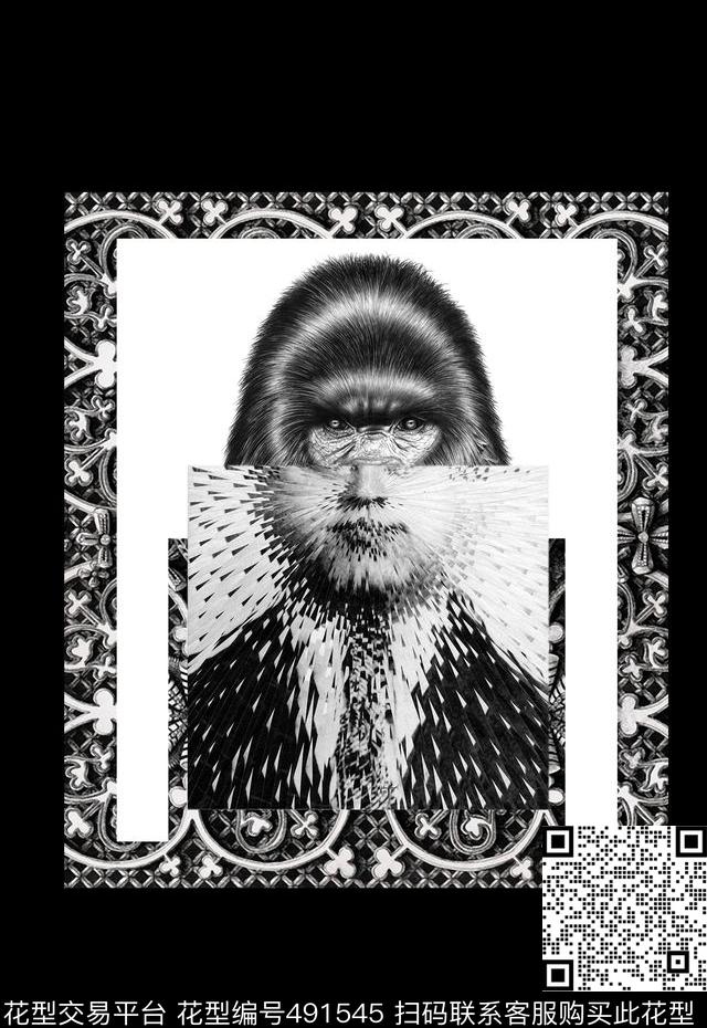 T恤卫衣夹克潮流男装潮流时尚数码印花华亿平台下载（图片编号: 491545） - 瓦栏（Walan）