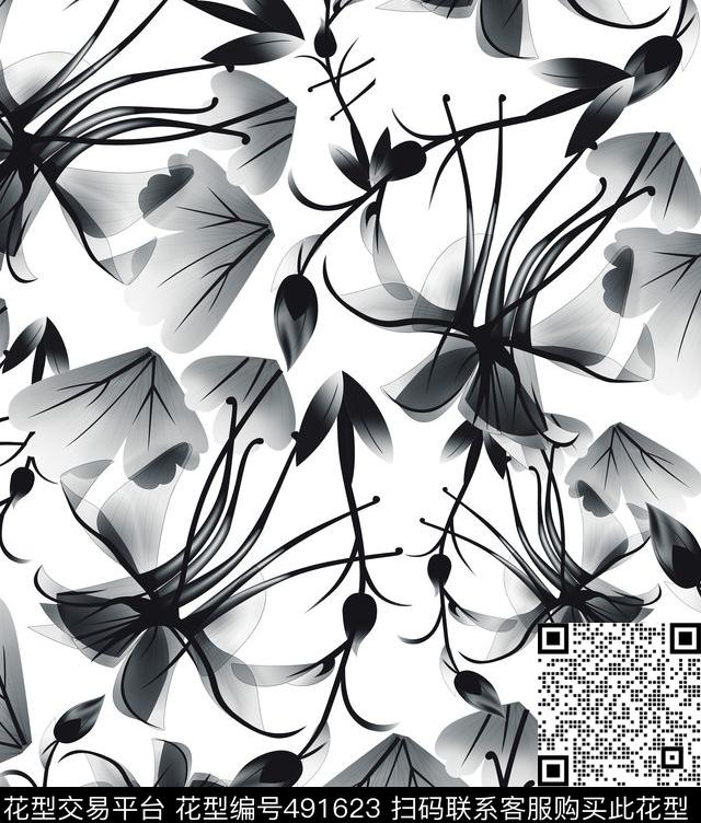 素雅数码1色数码印花华亿平台下载（图片编号: 491623） - 瓦栏（Walan）