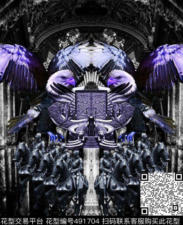 建筑雕塑中世纪复古定位华亿平台数码印花华亿平台下载（图片编号: 491704） - 瓦栏（Walan）