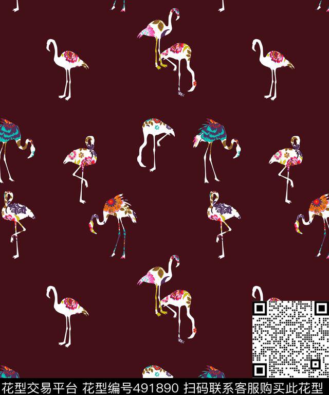 动物度假休闲鸟传统印花华亿平台下载（图片编号: 491890） - 瓦栏（Walan）