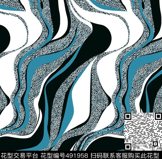 几何字母扎染华亿平台传统印花华亿平台下载（图片编号: 491958） - 瓦栏（Walan）