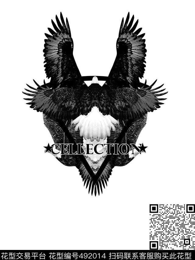 T恤背心翅膀数码印花华亿平台下载（图片编号: 492014） - 瓦栏（Walan）