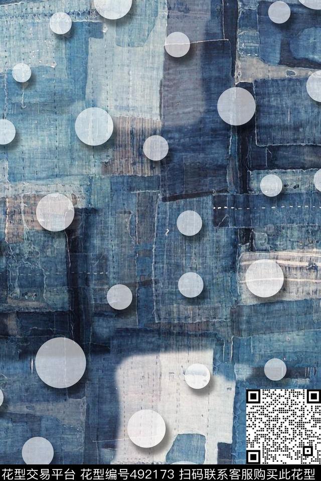 T恤卫衣夹克波点牛仔纹理潮流男装数码印花华亿平台下载（图片编号: 492173） - 瓦栏（Walan）