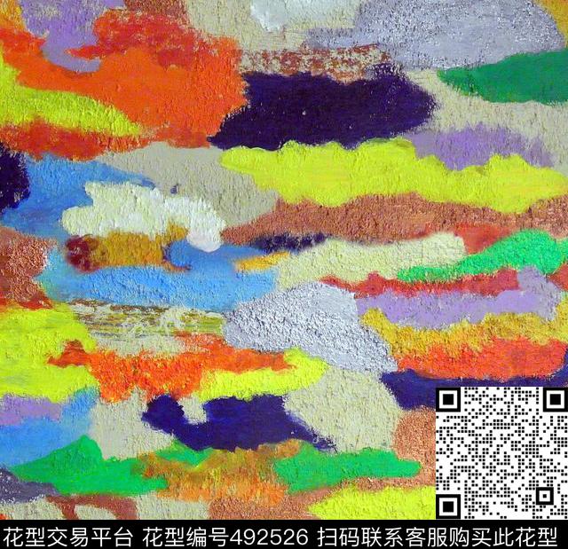 水粉画时尚画色块画潮流华亿平台数码印花华亿平台下载（图片编号: 492526） - 瓦栏（Walan）