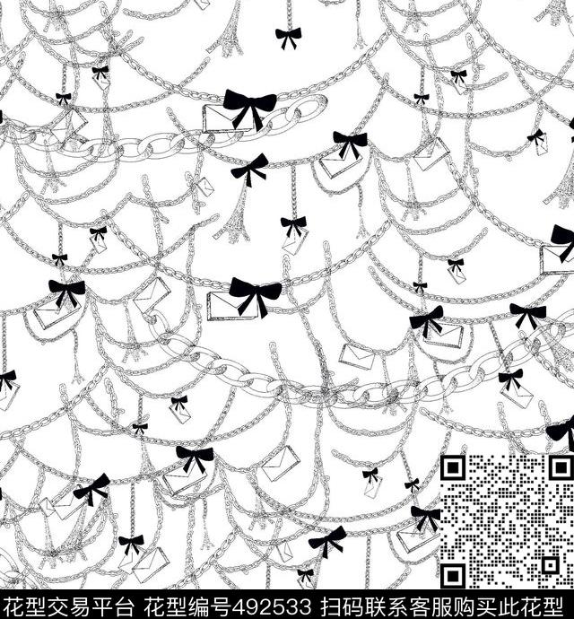 链条埃菲尔铁塔礼物休闲摩登传统印花华亿平台下载（图片编号: 492533） - 瓦栏（Walan）