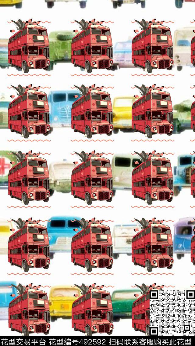 创意服装面料创意设计图案衬衫数码印花华亿平台下载（图片编号: 492592） - 瓦栏（Walan）