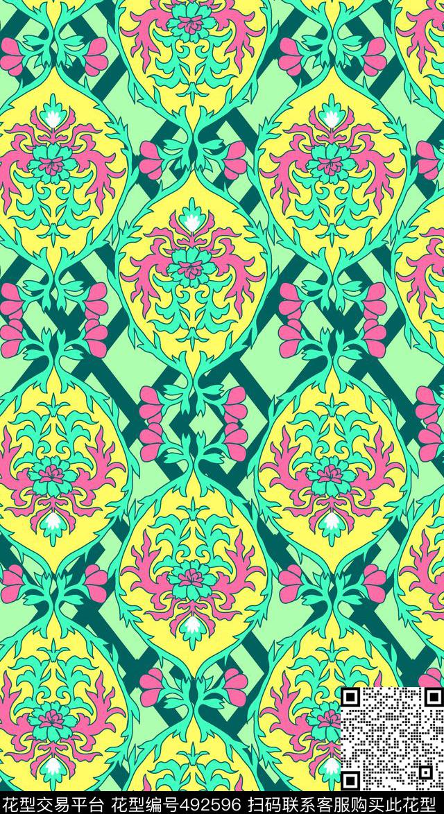 土耳其风格民族风格时尚泳装传统印花华亿平台下载（图片编号: 492596） - 瓦栏（Walan）