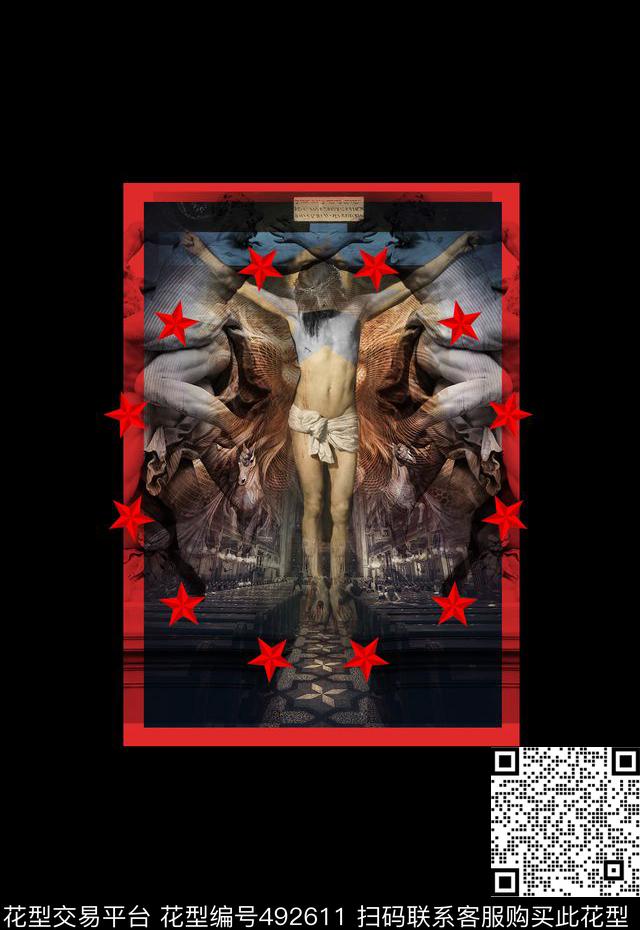 T恤卫衣夹克潮流时尚男装T恤卫衣印花数码印花华亿平台下载（图片编号: 492611） - 瓦栏（Walan）