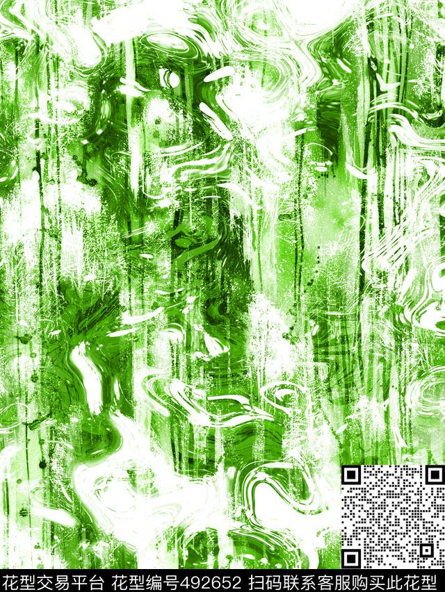 面料波纹抽像数码印花华亿平台下载（图片编号: 492652） - 瓦栏（Walan）