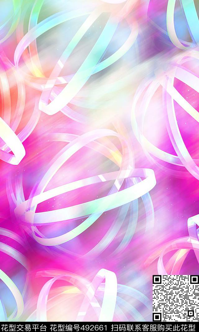 面料梦幻指环数码印花华亿平台下载（图片编号: 492661） - 瓦栏（Walan）