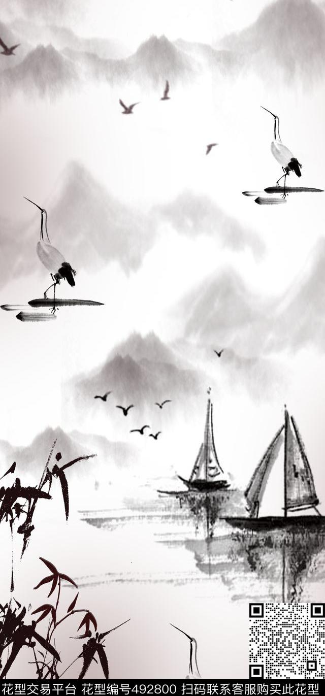 船舶独副鸟数码印花华亿平台下载（图片编号: 492800） - 瓦栏（Walan）