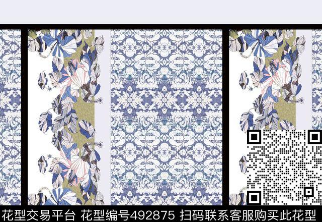 原创定位优雅数码印花华亿平台下载（图片编号: 492875） - 瓦栏（Walan）