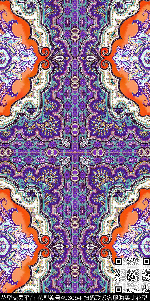 火腿纹民族风女装传统印花华亿平台下载（图片编号: 493054） - 瓦栏（Walan）