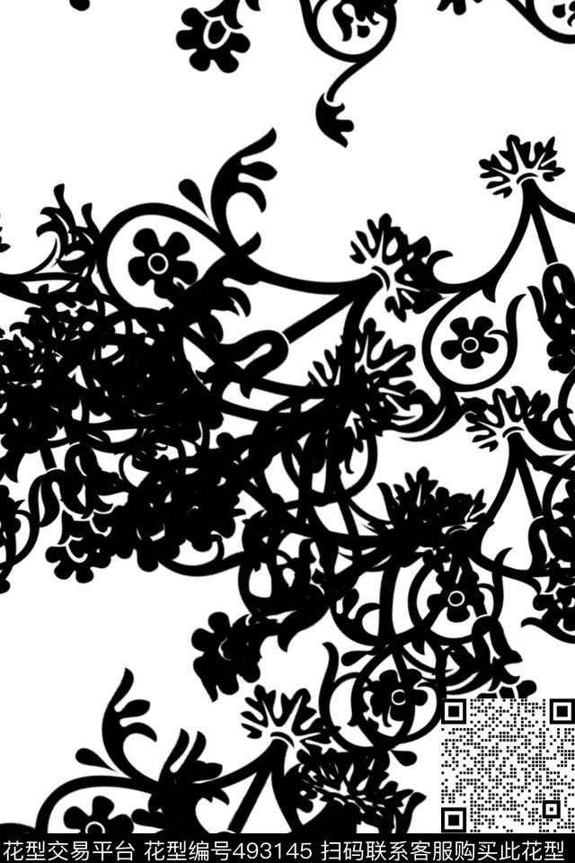 男女混搭自然数码印花华亿平台下载（图片编号: 493145） - 瓦栏（Walan）