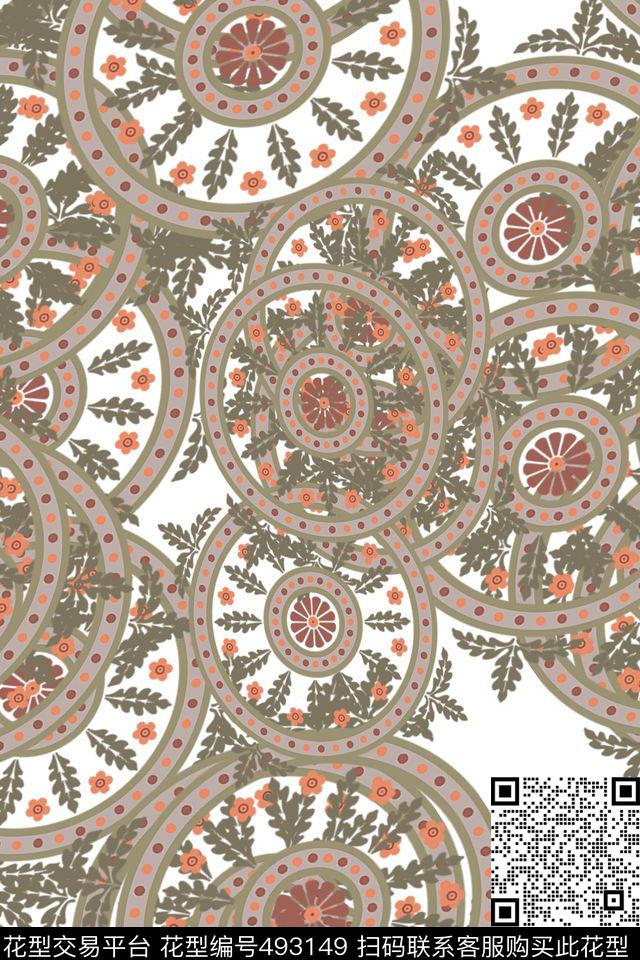 简约时尚自然数码印花华亿平台下载（图片编号: 493149） - 瓦栏（Walan）